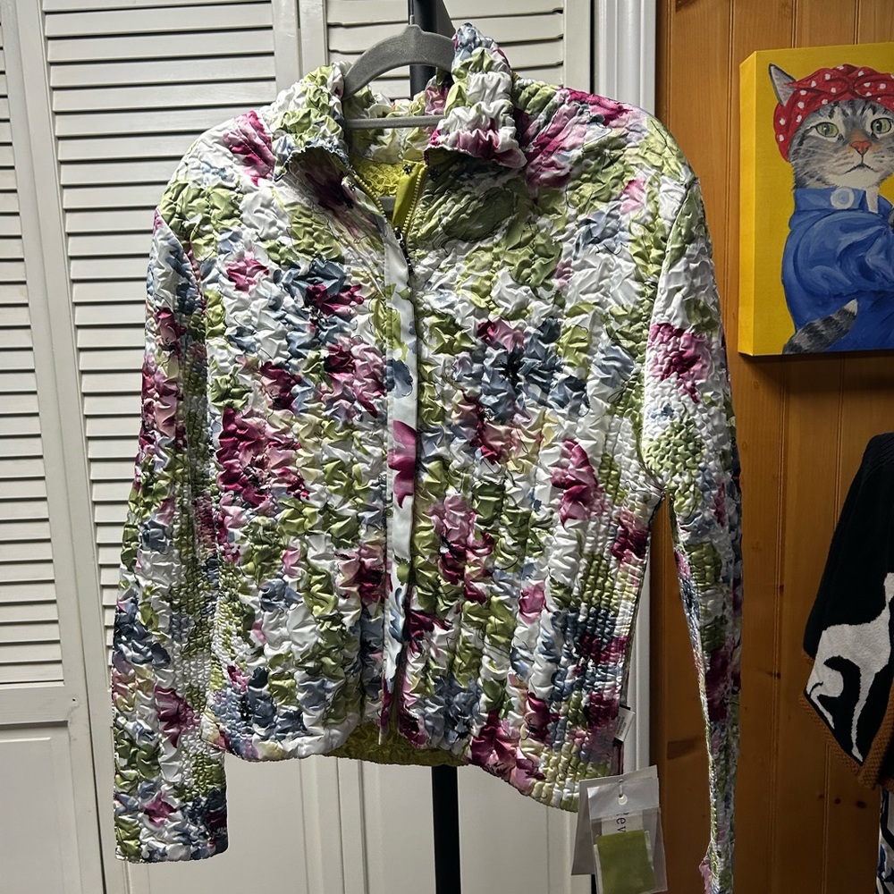 Nwt UBU Floral Quilted Women's Jacket